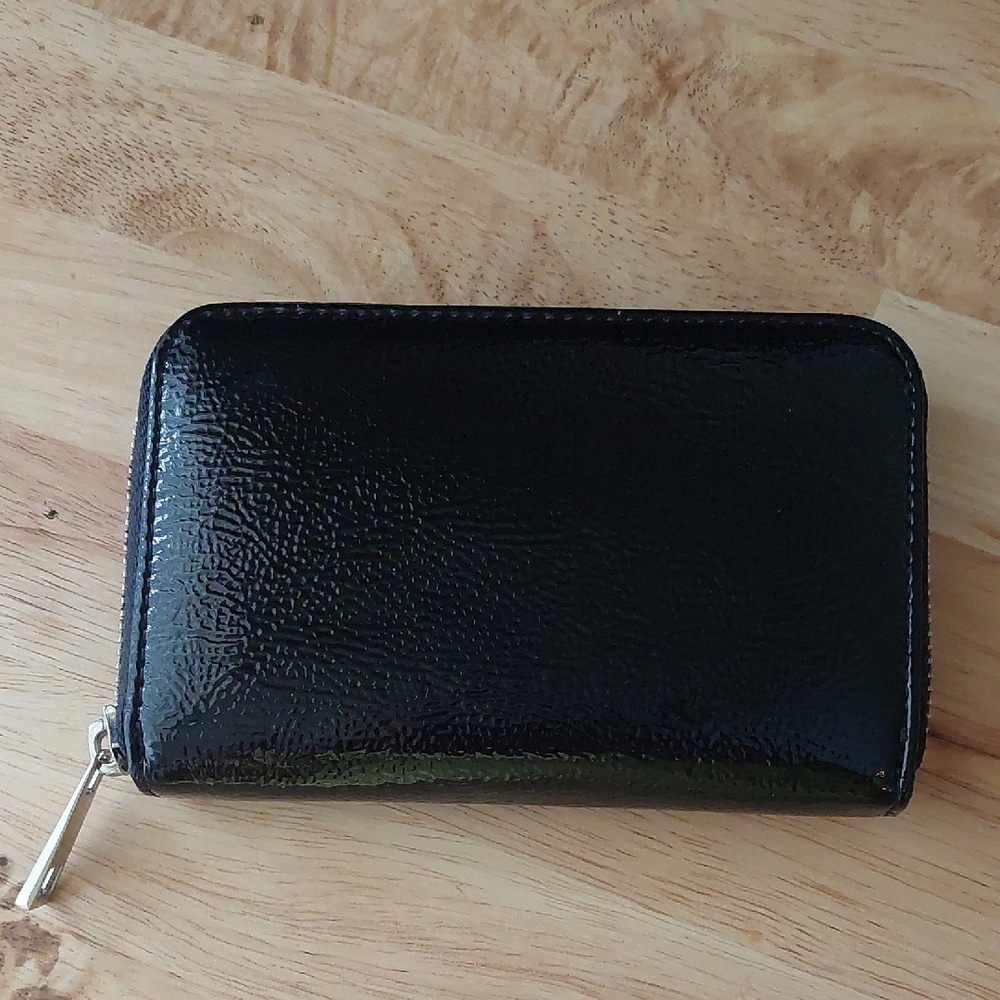 Urban Outfitters Black Patent Wallet